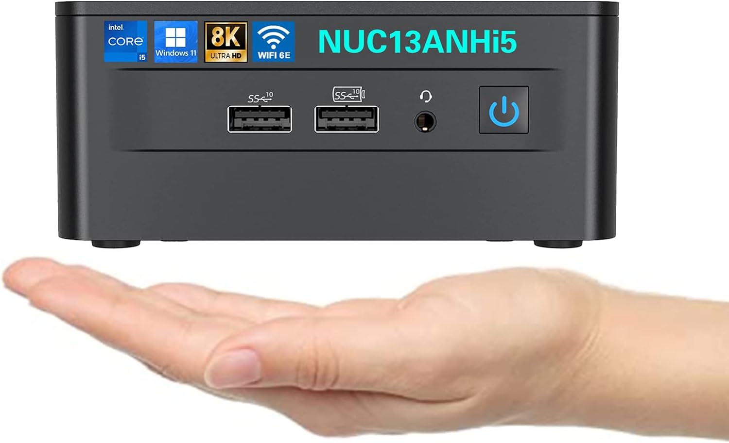 Intel NUC13 Pro NUC13ANHi5 16GB RAM 512GB SSD Mini PC Mini Computer,i5-1340P 12 Core,16 Thread,Win 11 Pro Mini Computers,Up to 4.6 GHz Turbo,NVMe SSD DDR4RAM,WiFi 6E,BT 5.3,8K Support,HTPC,Gaming