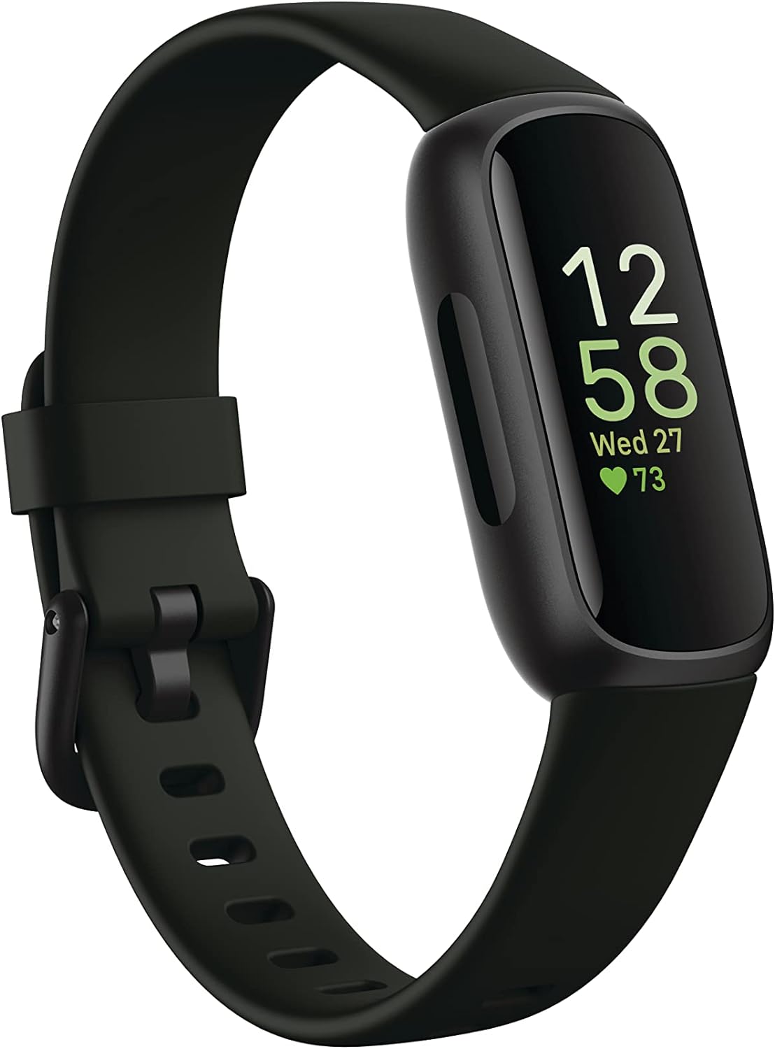 Fitbit Inspire 3 Health &amp;-Fitness-Tracker with Stress Management, Workout Intensity, Sleep Tracking, 24/7 Heart Rate and more, Midnight Zen/Black One Size (S &amp; L Bands Included)