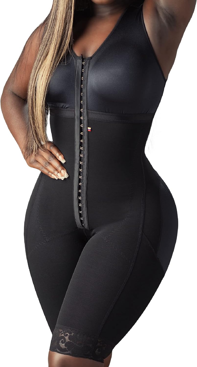 Snatched Body - Women's Stage 1 Faja Colombianas with Bra Shapewear BBL Post Surgery Compression Garment Butt Lifting