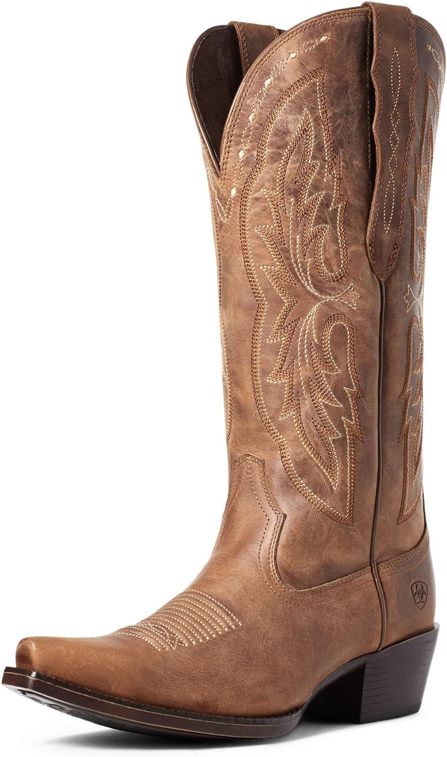 Ariat Women's Heritage X Toe Elastic Wide Calf Western Boot