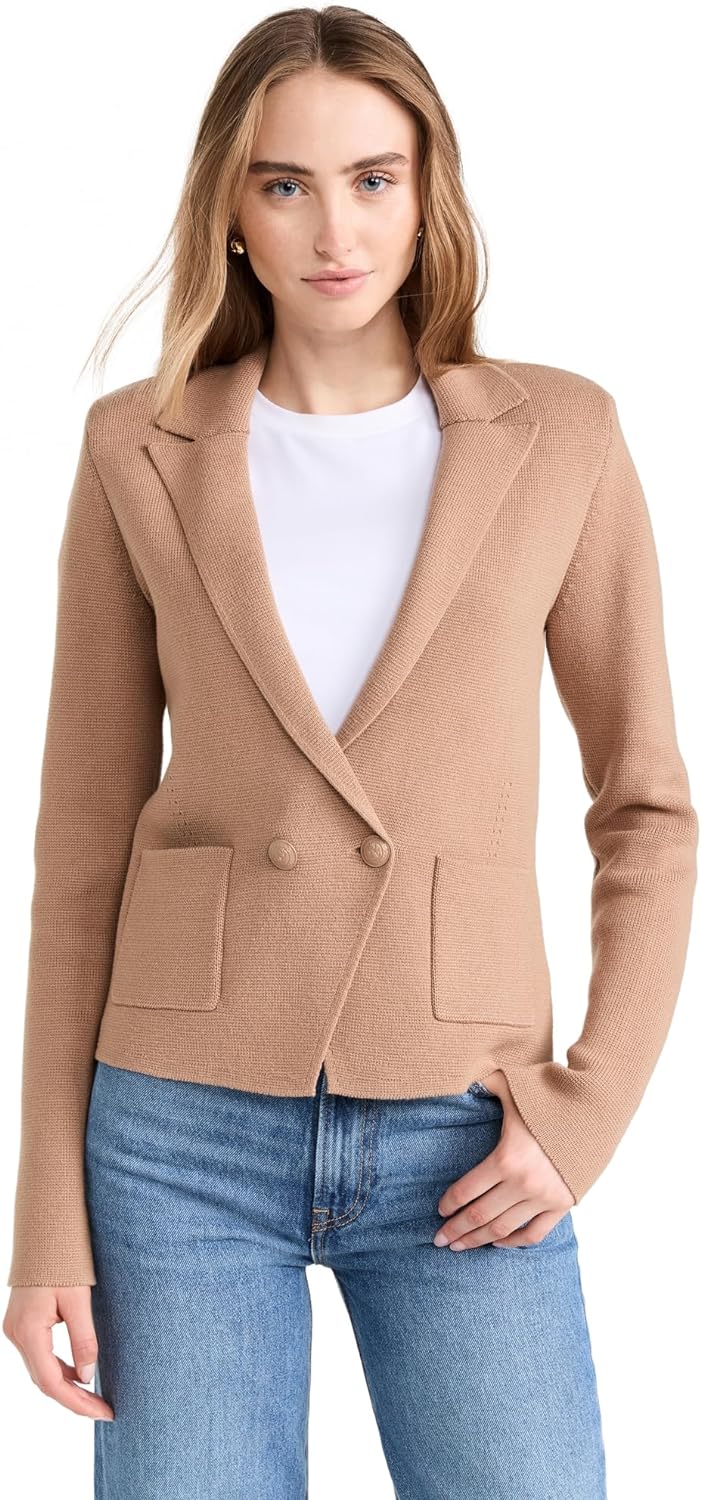 L'AGENCE Women's Sofia Knit Blazer