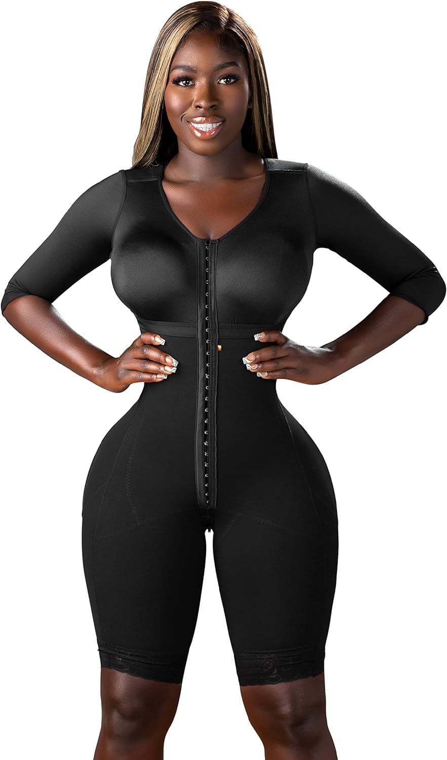 Snatched Body Women's Stage 1 Full Body Shapewear Faja Colombiana Post Surgery Compression BBL