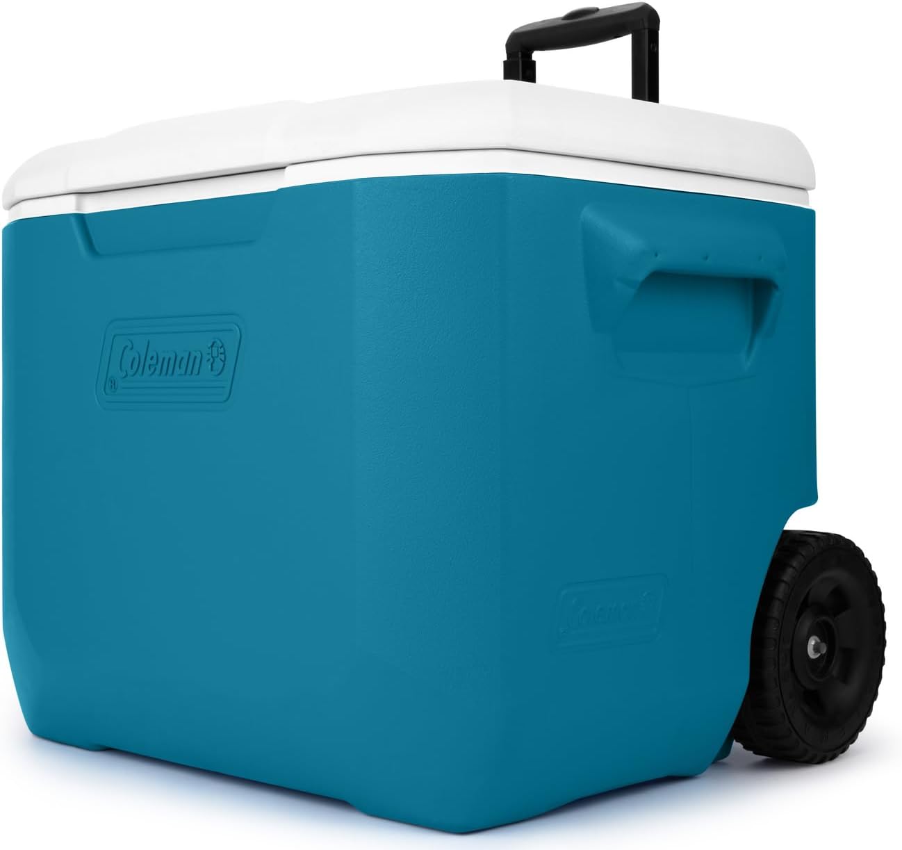 Coleman Chiller Series 60qt Wheeled Portable Cooler, Insulated Hard Cooler with Ice Retention &amp; Heavy-Duty Wheels &amp; Handle, Great for Camping, Tailgating, Beach, Picnic, Groceries, Boating &am