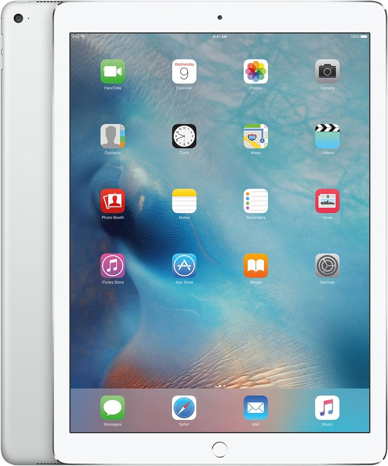 Apple iPad Pro (128GB, Wi-Fi, Silver) 12.9in Tablet (Renewed)