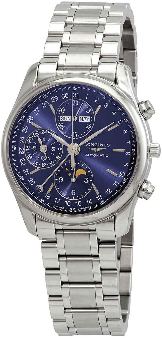 Longines Master Collection Complete Calendar Chronograph Automatic Blue Dial Men's Watch L26734926