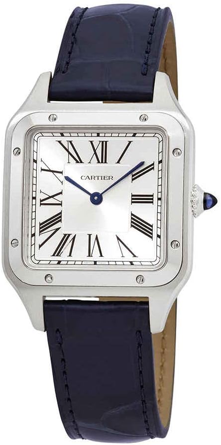 CARTIER Santos-Dumont Quartz Silver Dial Men's Watch WSSA0022