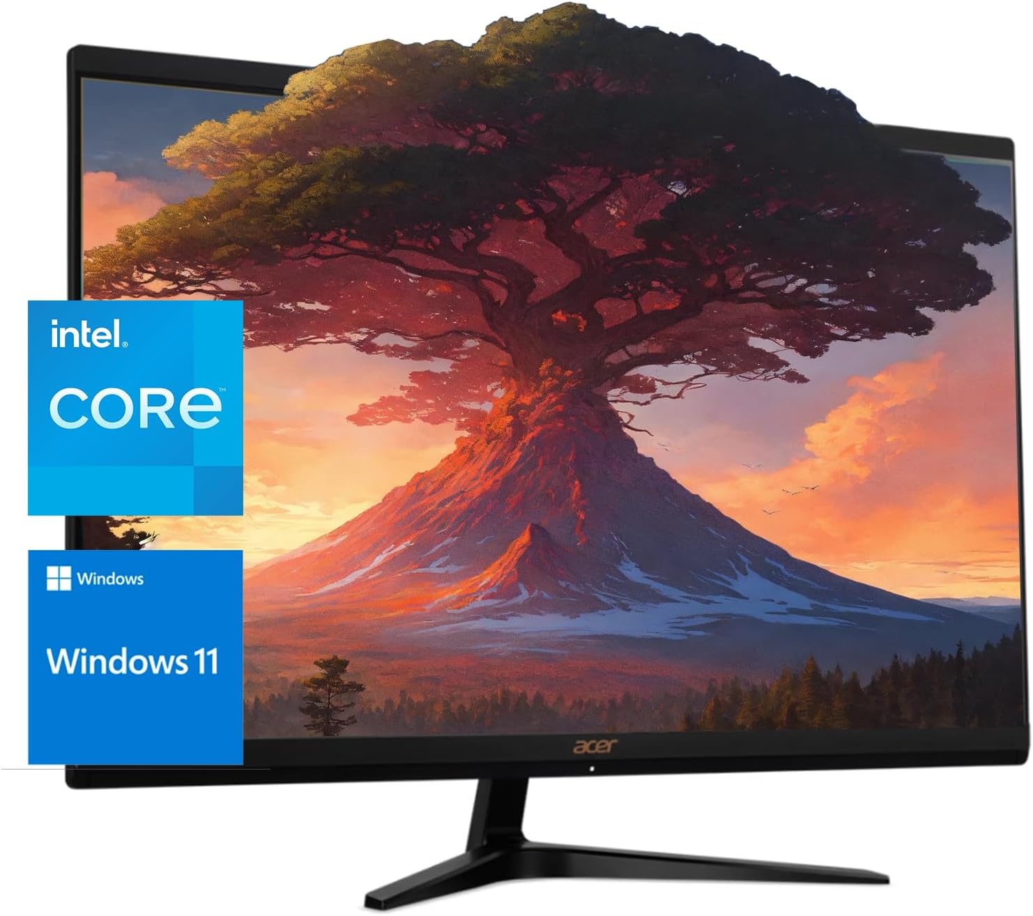 acer Aspire C27 All in One Desktop | 27-inch FHD IPS Display | 12th Gen Intel 4-Core Processor | 32GB RAM | 1TB SSD | Wi-Fi 6 | Webcam | HDMI | Wireless Mouse &amp; Keyboard | Windows 11