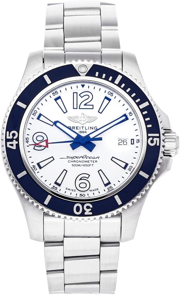 Breitling Superocean 42 Mens Watch Water Resistance to 500 Meters, A17366D81A1A1