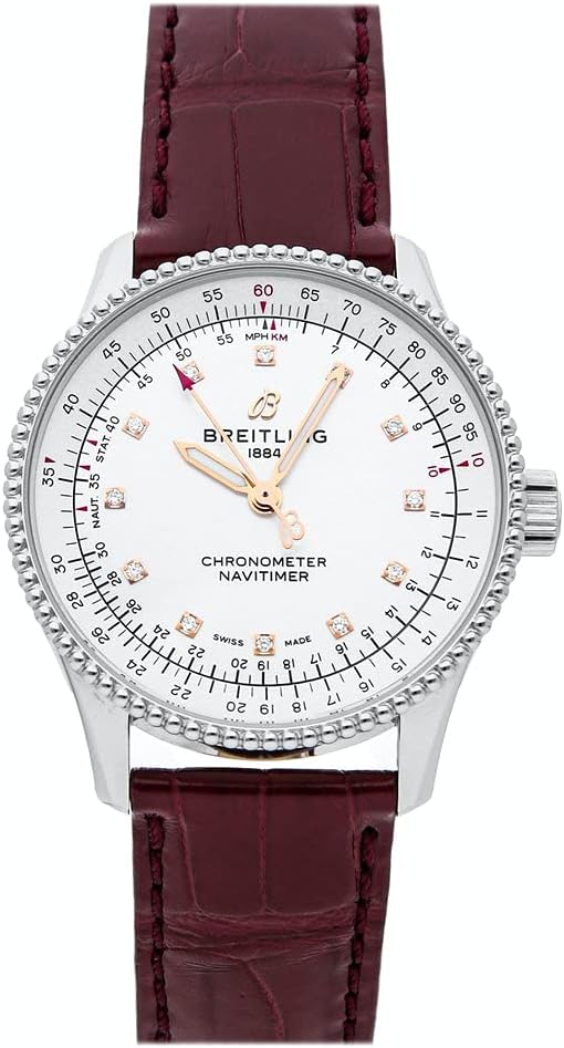 Breitling Navitimer Automatic Chronometer Diamond Ladies Watch A17395211A1P2
