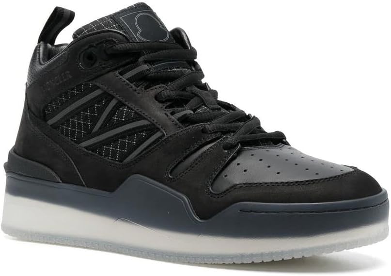 Moncler Men's Pivot Black High Top Sneakers 9