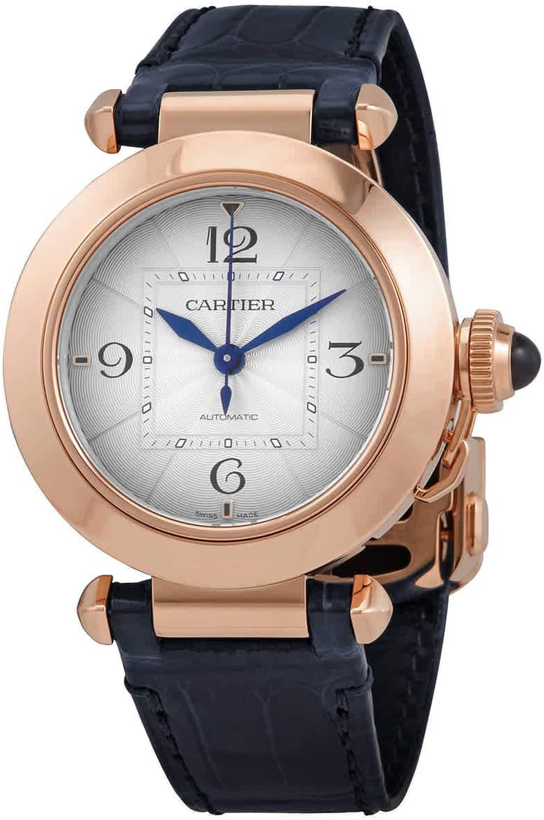 Cartier Pasha de Automatic 18kt Rose Gold Ladies Watch WGPA0014
