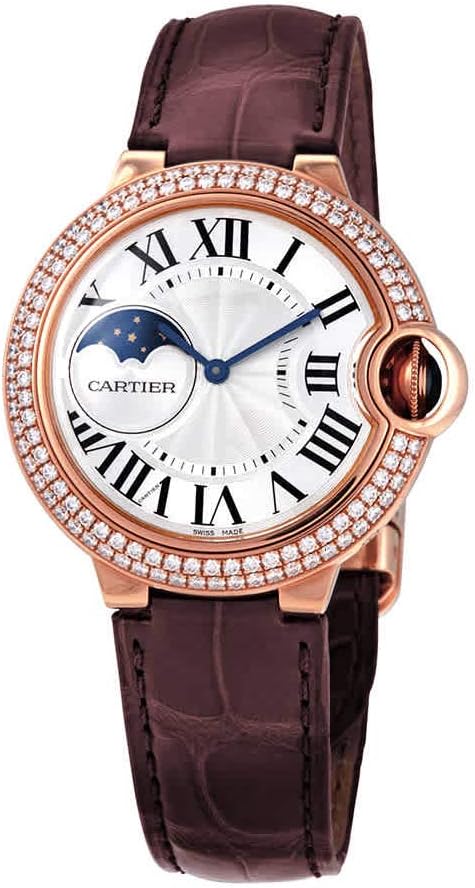 CARTIER Ballon Bleu 18kt Rose Gold Moonphase Automatic Ladies Watch WJBB0027