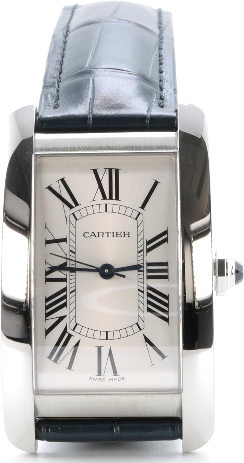 CARTIER Tank Americaine Automatic Silver Dial Men's Watch WSTA0018