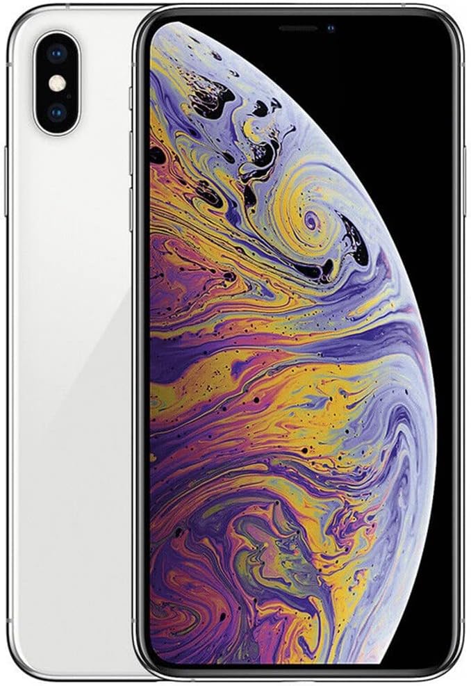 Apple iPhone XS Max, 512GB, Silver - For T-Mobile (Renewed)