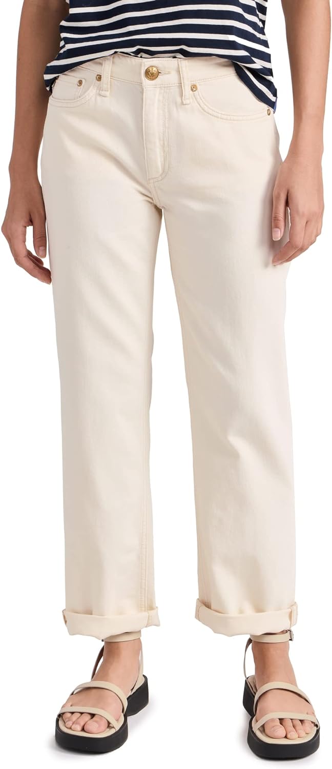 rag &amp; bone Women's Featherweight Dre Baggy Jeans