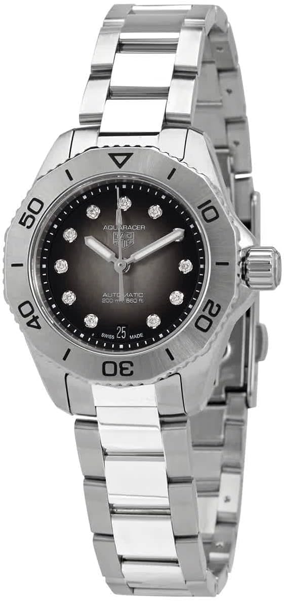 Tag Heuer Aquaracer Professional Automatic Diamond Black Dial Ladies Watch WBP2410.BA0622