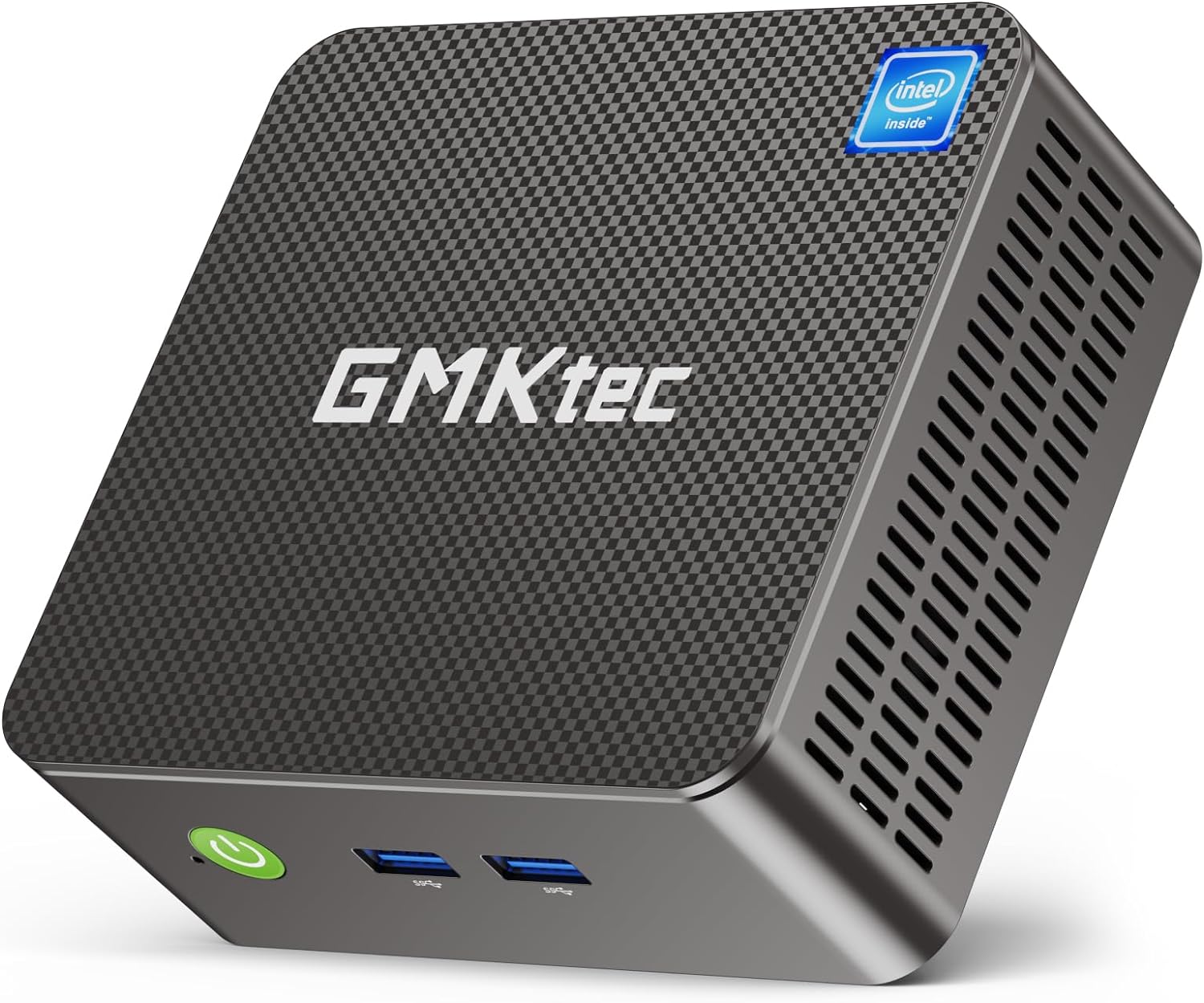 GMKtec Mini PC, Intel Alder Lake N100 Windows 11 Pro (3.4GHz)，Mini Computer 8GB RAM/256GB M.2 SSD/4K UHD Display/4x USB3.2/WiFi 6,BT 5.2 Business Home Office Nucbox G3 Black