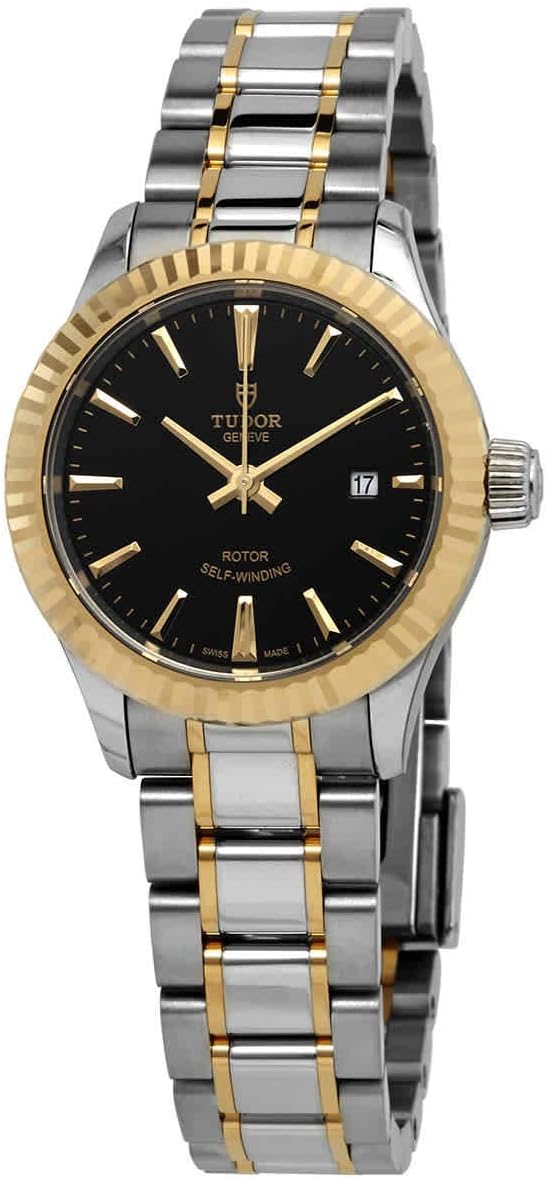 Tudor Style Automatic Black Dial 28 mm Ladies Watch M12113-0005