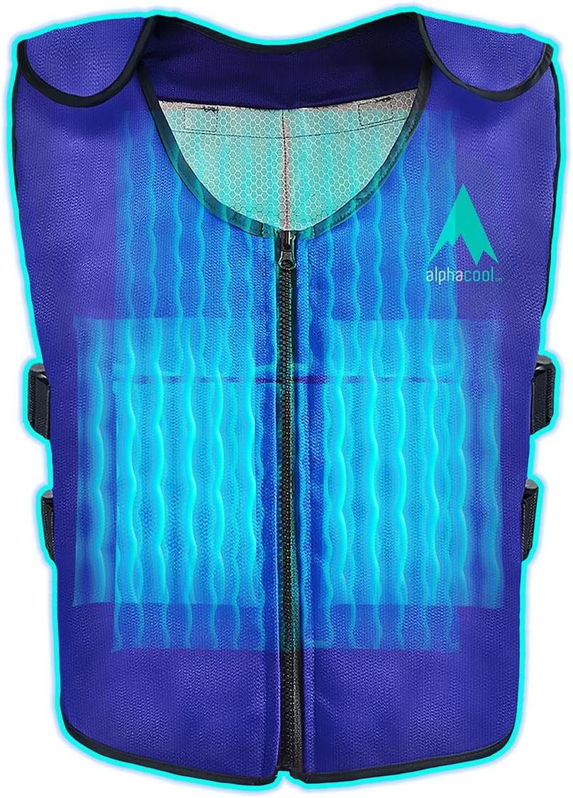 Ice Vest for Men and Women Adjustable Cooling Vest with Ice Packs