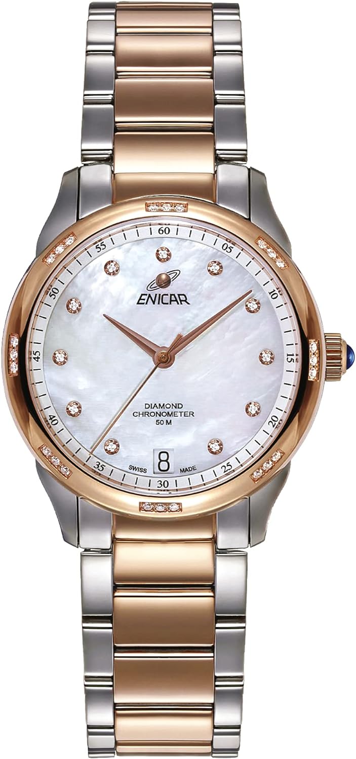 Women's Swiss COSC Automatic Chronometer Watch (Model No.: 3265-50-361GCHS)