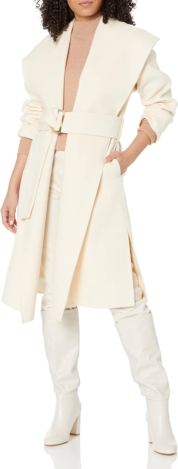 Vince Women's Draped Hooded Coat