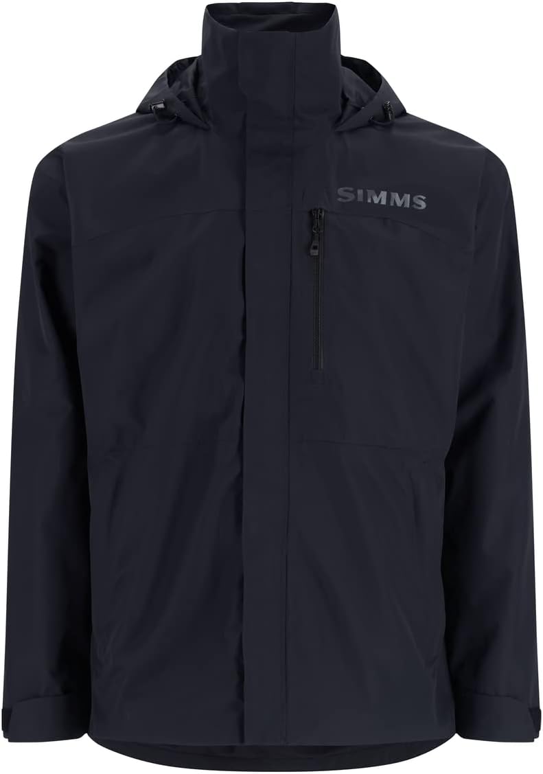 Simms Men's Challenger Waterproof Fishing Rain Coat, Angler's Essential for Wet Weather, Durable and Breathable Design