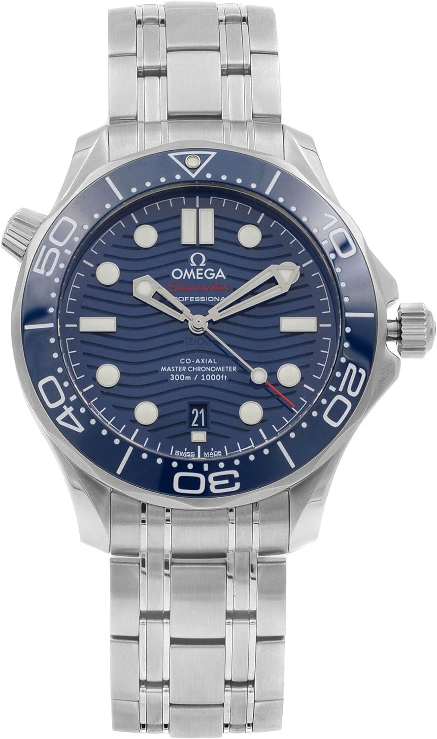 Omega Seamaster Automatic Blue Dial Steel Men's Watch 210.30.42.20.03.001