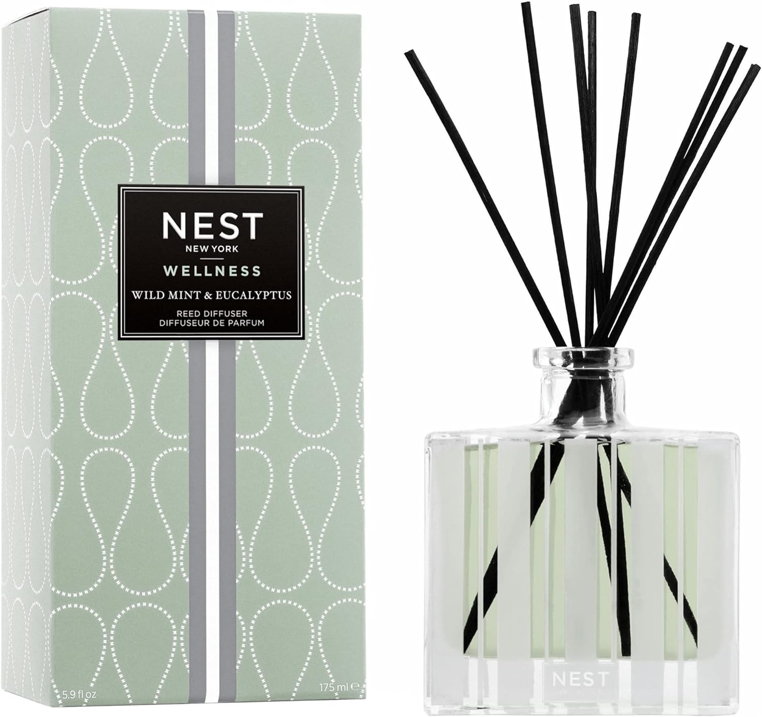 NEST New York Wild Mint &amp; Eucalyptus Reed Diffuser