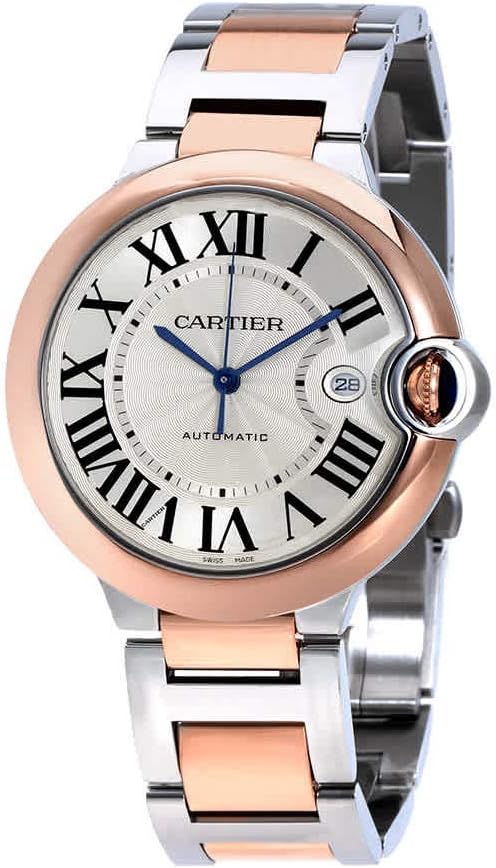 Cartier Ballon Bleu De Cartier Guilloche Dial Automatic Men's Watch W2BB0004