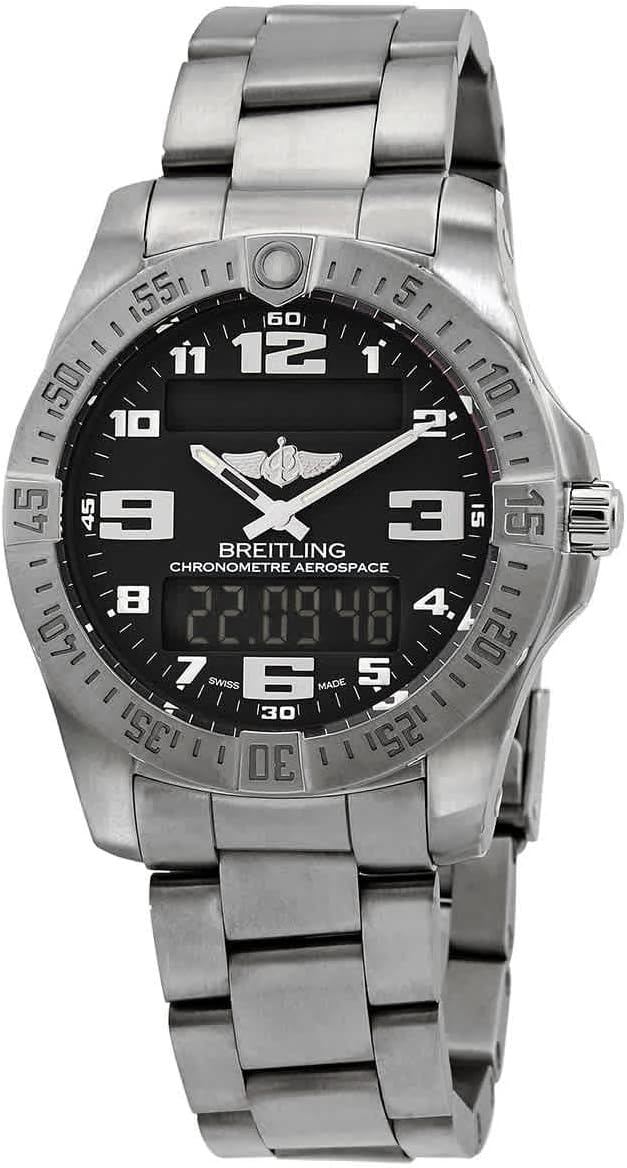 Breitling Aerospace EVO Alarm Chronograph Quartz Analog-Digital Men's Watch E79363101B1E1