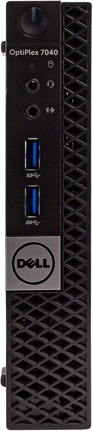 DELL OPTIPLEX 7040 6th Gen Micro Business Desktop Computer, Intel Quad Core i5 6400T up to 2.8GHz, 16G DDR4, 256GB SSD, WiFi,HDMI, DP, Win 10 64-Bit Supports EN/ES/FR(CI5)(Renewed)