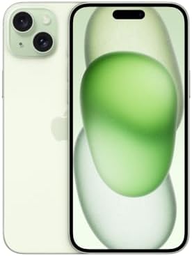 Apple iPhone 15 Plus, 128GB, Green - Unlocked (Renewed Premium)