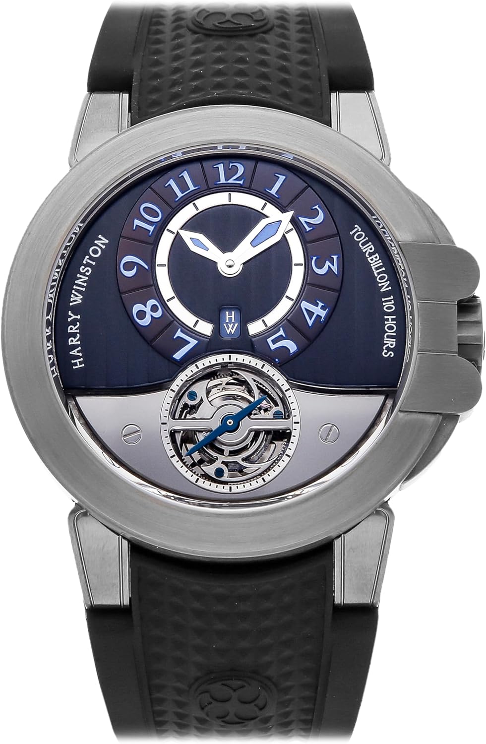 Harry Winston Ocean Automatic Gray Dial Watch 400-MAT44Z (Pre-Owned)