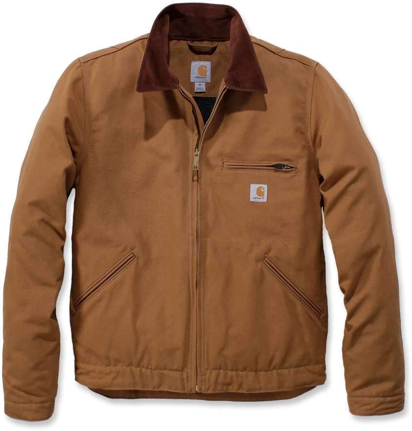 Carhartt Men's Relaxed Fit Duck BlanketLined Detroit Jacket