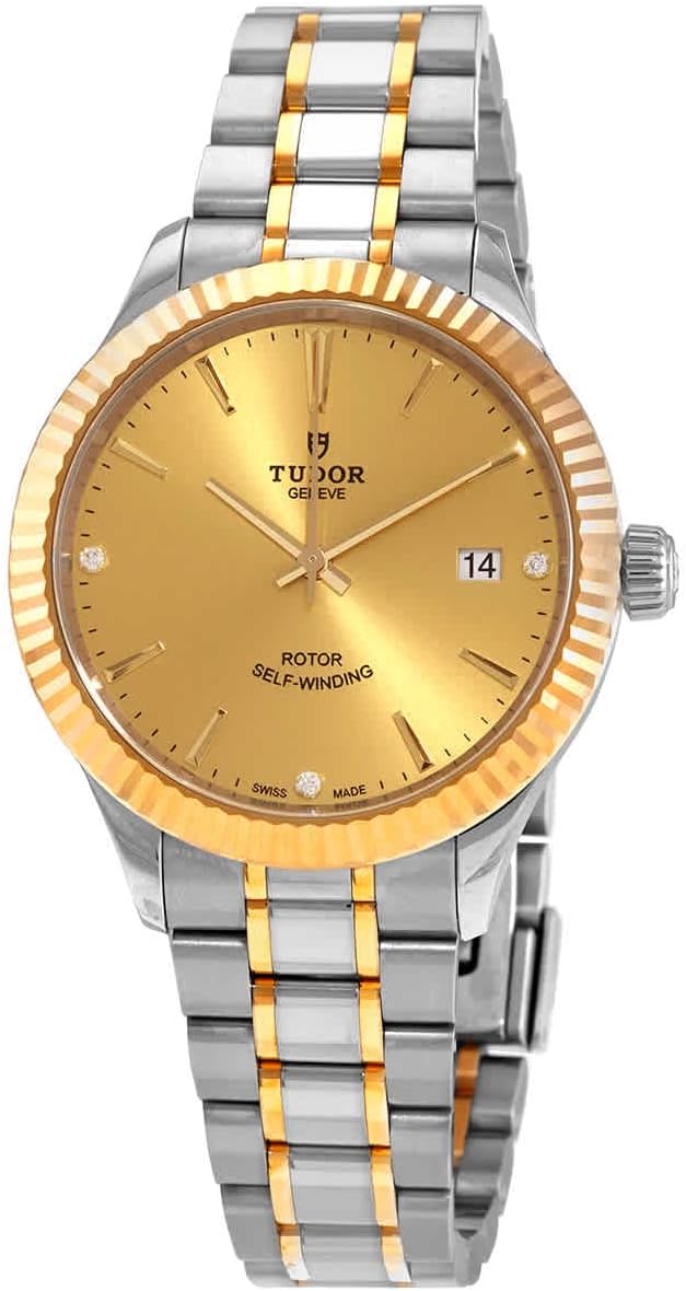 Tudor Style Automatic Diamond Champagne Dial Unisex Watch M12513-0007