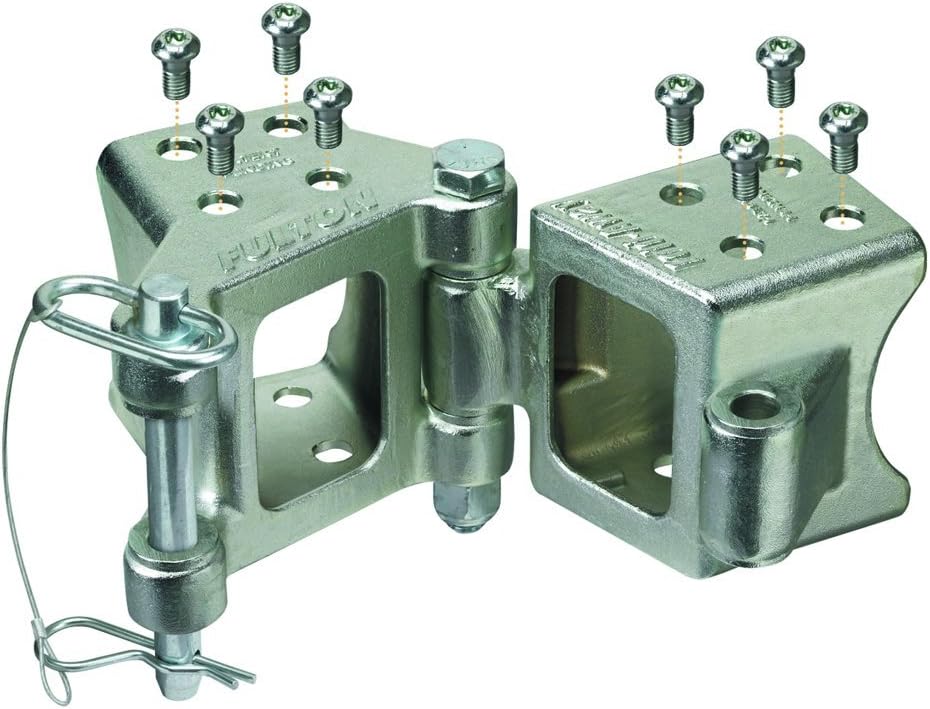 Fulton HDPB330101 Fold-Away Bolt-On Hinge Kit for 3" x 3" Trailer Beam - 5,000 lb. Weight Capacity