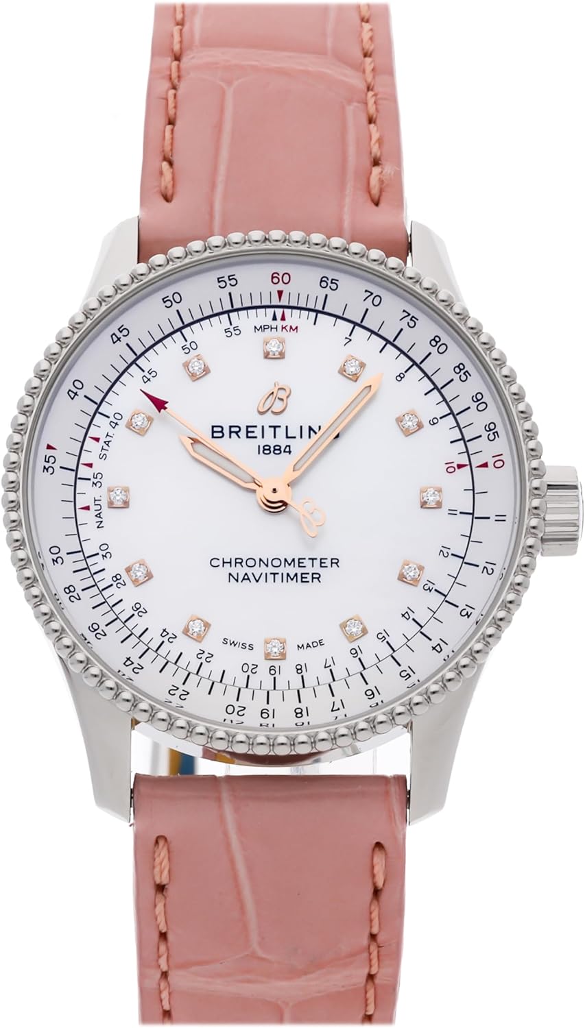Breitling Navitimer Automatic Mother of Pearl, White Dial Watch A17395211A1P4 (Pre-Owned)