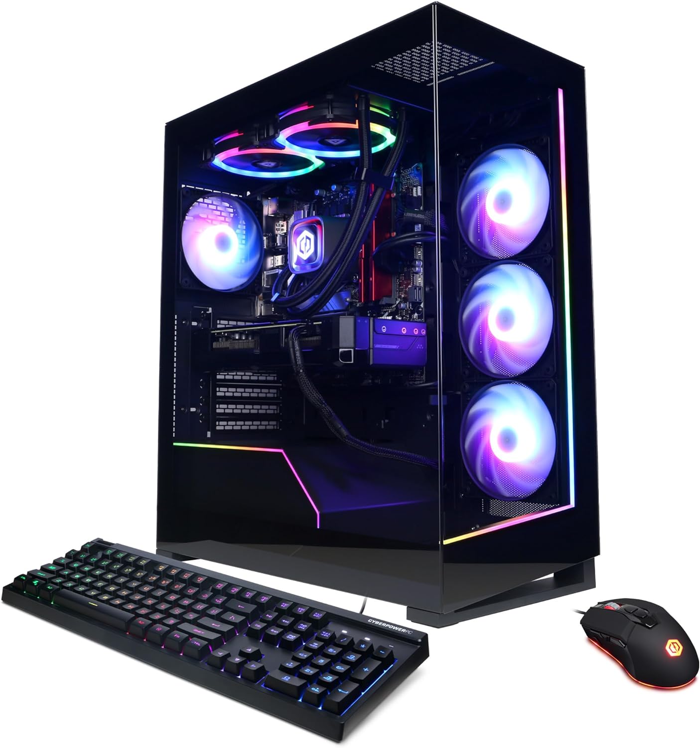 CyberPowerPC Gamer Supreme Liquid Cool Gaming PC, AMD Ryzen 7 7800X3D 4.2GHz, GeForce RTX 4070 Ti Super 16GB, 32GB DDR5, 2TB PCIe Gen4 SSD, WiFi Ready &amp; Windows 11 Home (SLC8480A3)