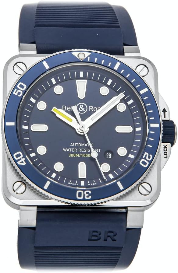 Bell and Ross Diver Automatic Blue Dial Men's Watch BR0392-D-BU-ST/SRB