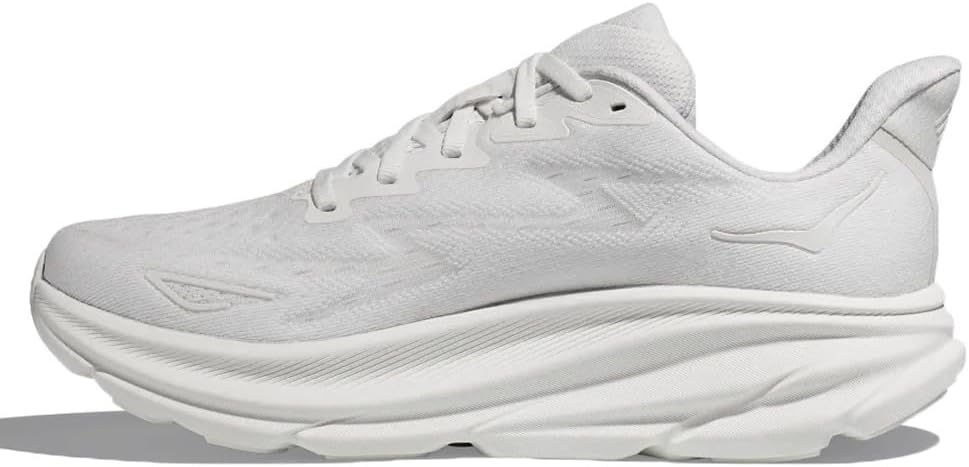 Hoka Women's Clifton 9 Sneaker, White/White, 6.5