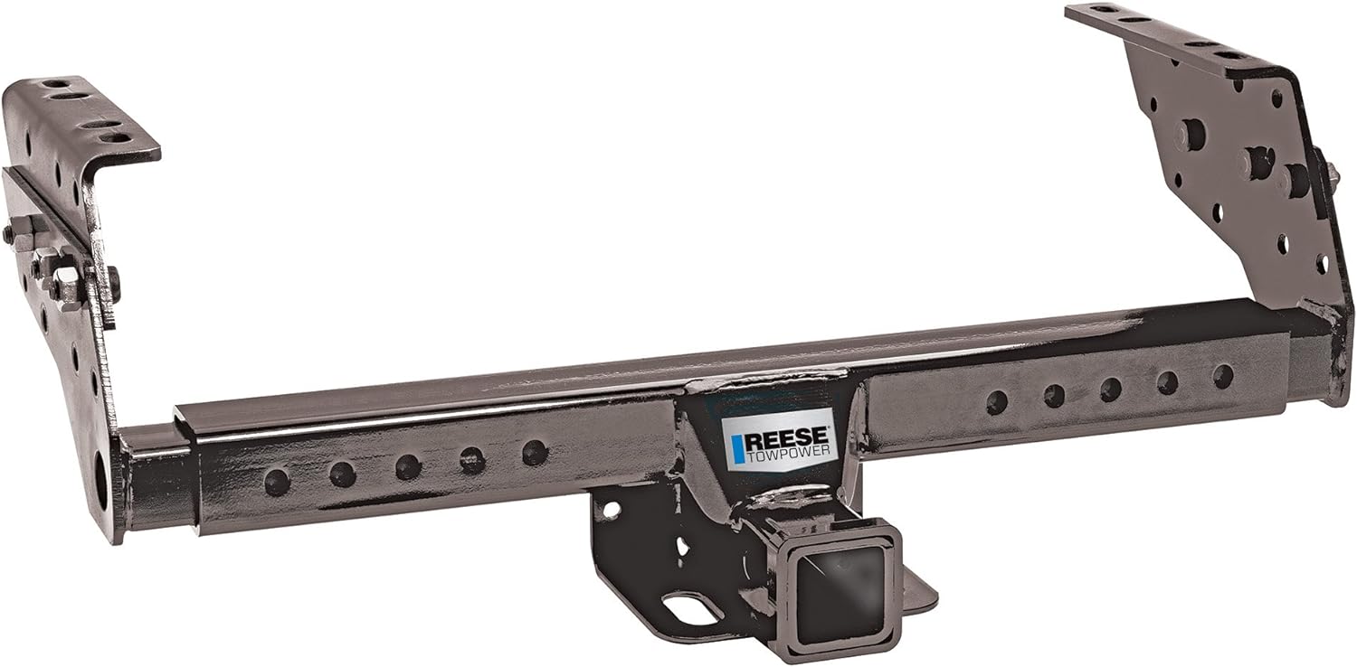 Reese Towpower Class III Trailer Hitch, 2 in. Receiver - Fits Select Chevrolet, Chrysler, Dodge, Ford, GMC, Isuzu, Jeep, Mazda, Nissan, Plymouth Vehicles