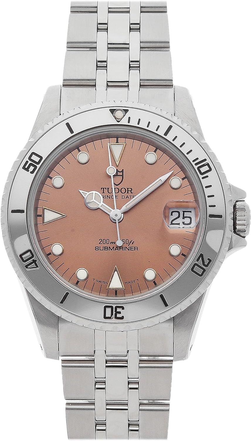 Tudor Submariner Automatic Pink Dial Watch 75190 PNK BRC (Pre-Owned)