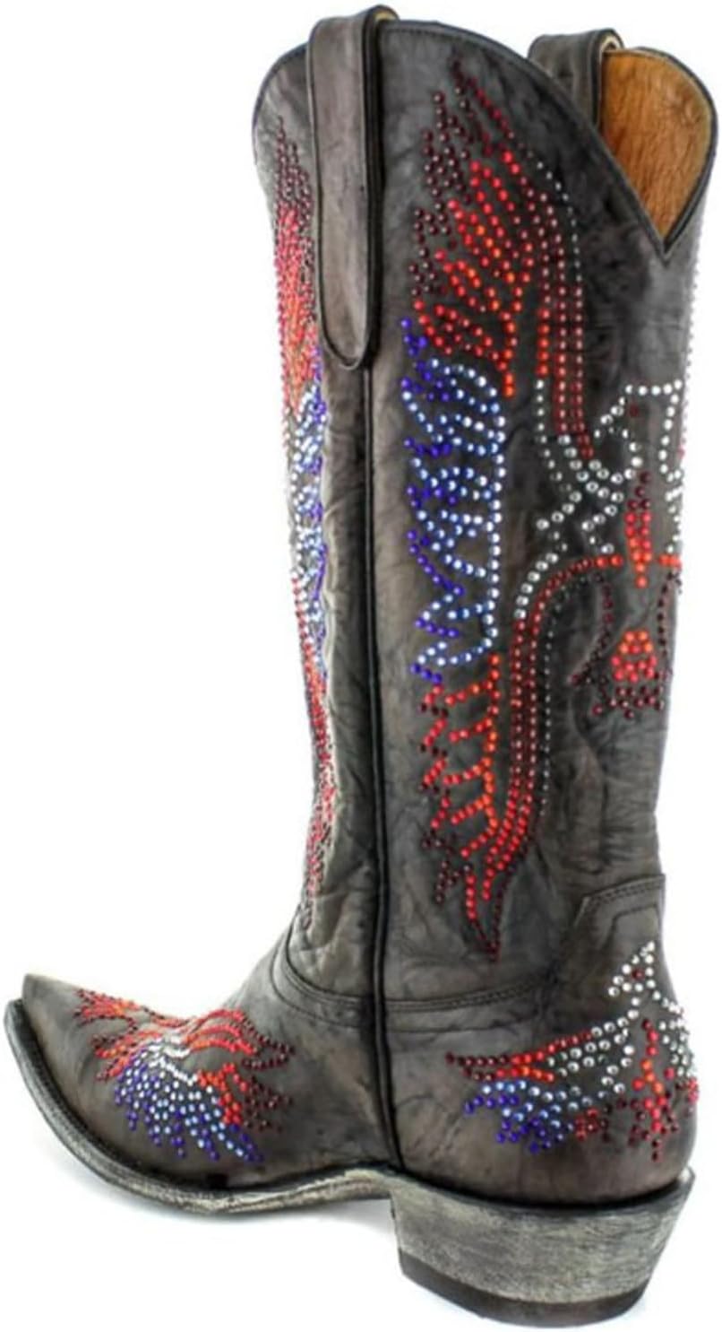 Old Gringo Women's Eagle Crystals Western Boot Snip Toe - L443-17T4l