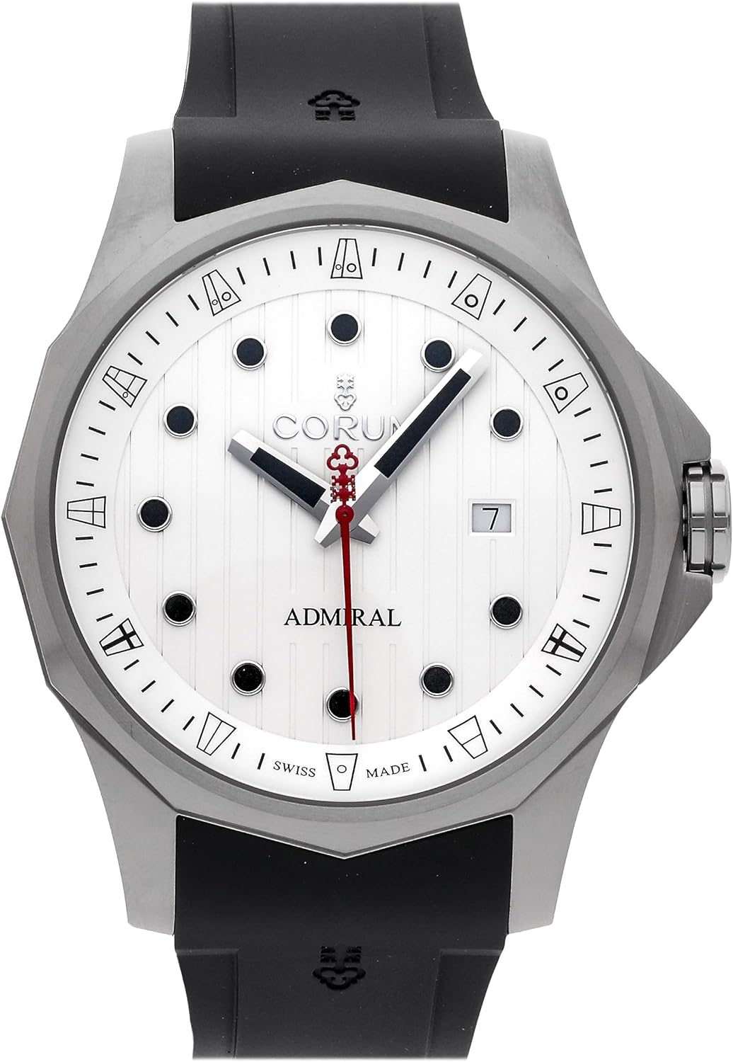 Corum Admiral Automatic White Dial Watch 411.100.04/F371 AA50 (Pre-Owned)