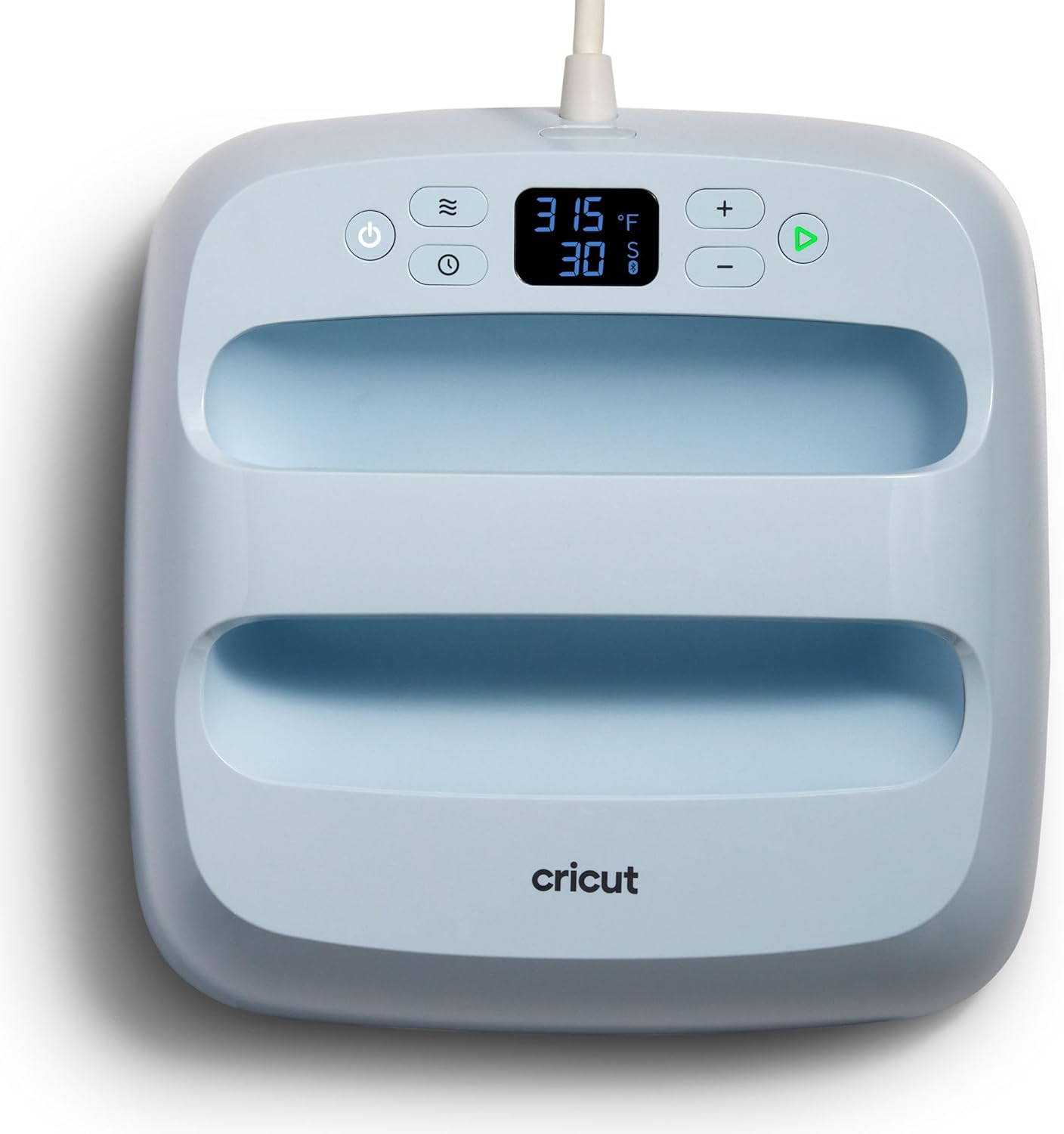 Cricut EasyPress 3 Smart Heat Press Machine with Built-In Bluetooth for T-shirts, Pillows, Tote Bags &amp; More, Advanced Ceramic-Coated Heat Plate with Precise Temperature Control (9 in x 9 in)