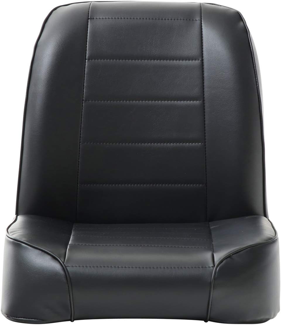 Smittybilt Low-Back Bucket Front Seat (Black) - 44801