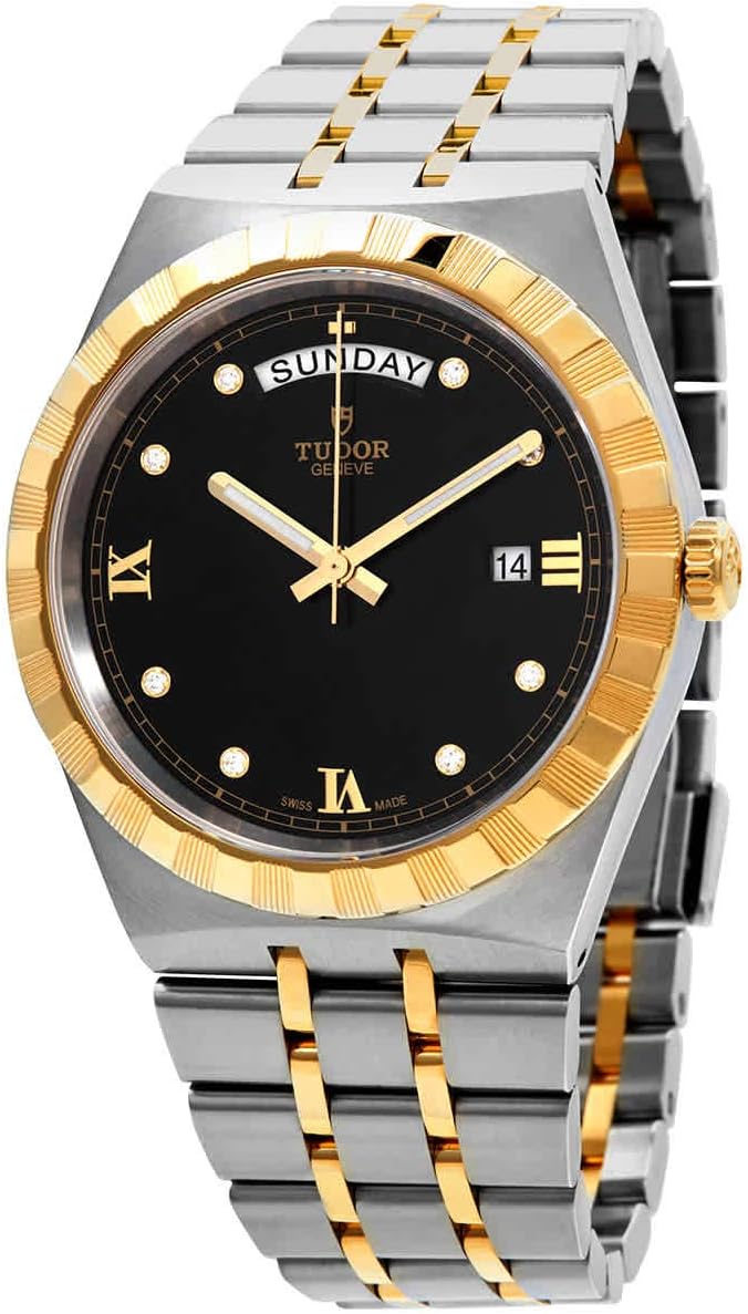 Tudor Royal Automatic Diamond Black Dial 41 mm Watch M28603-0005