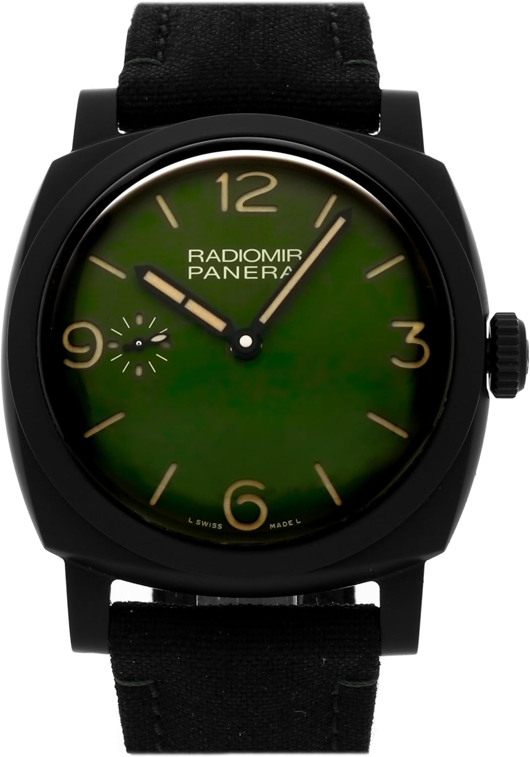 Panerai Radiomir 48MM Hand Wind Military Green Dial Ceramic Men's 48 mm Watch PAM00997