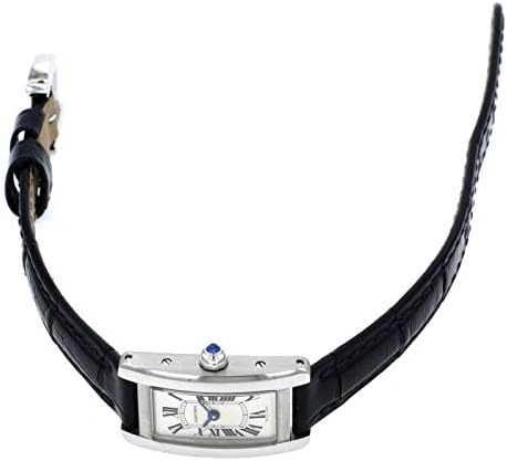 [Cartier] Tank American WSTA0032 Silver Dial Ladies Watch (W214258) [Parallel Import]