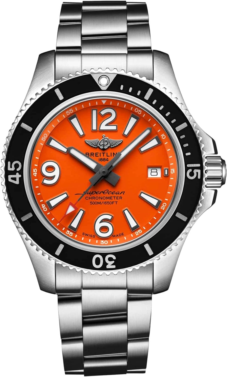 Mens Breitling Superocean 42mm Watch 500 Meter Waterproof A17366D71O1A1